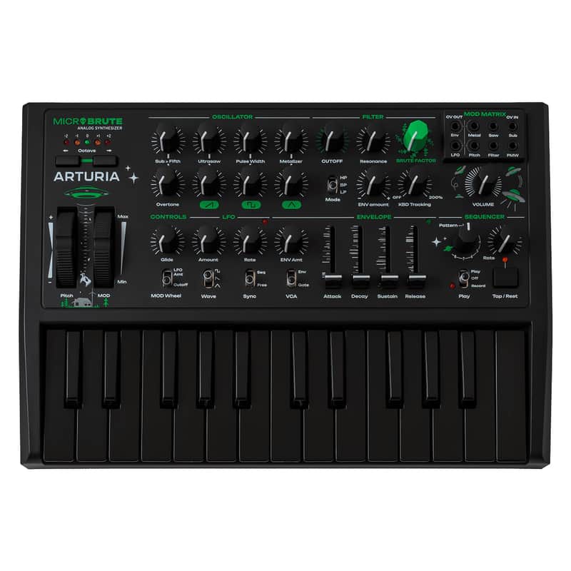 Arturia MicroBrute UFO Analog Keyboard Synthesizer - Mint, Open Box image 1