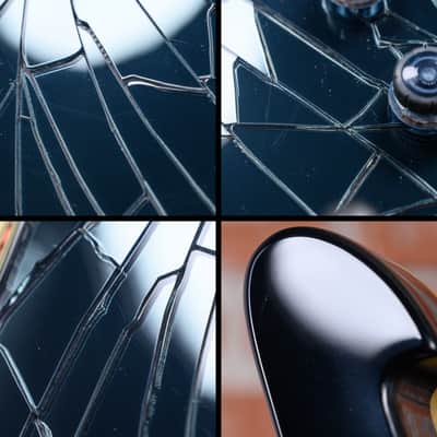 Ibanez Custom Shop Iceman PS3CM Paul Stanley Signature Black Cracked Mirror 2023 w/OHSC image 14