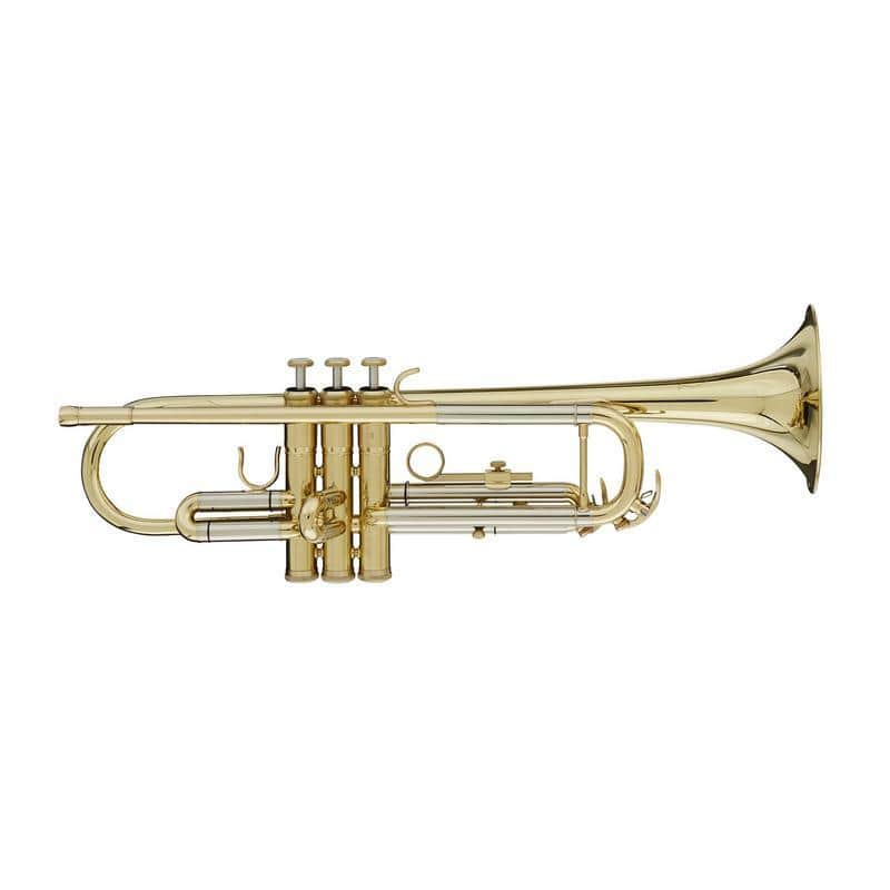 Blessing Bb Trumpet, .460 Bore, Clear Lacquer, Outfit image 1