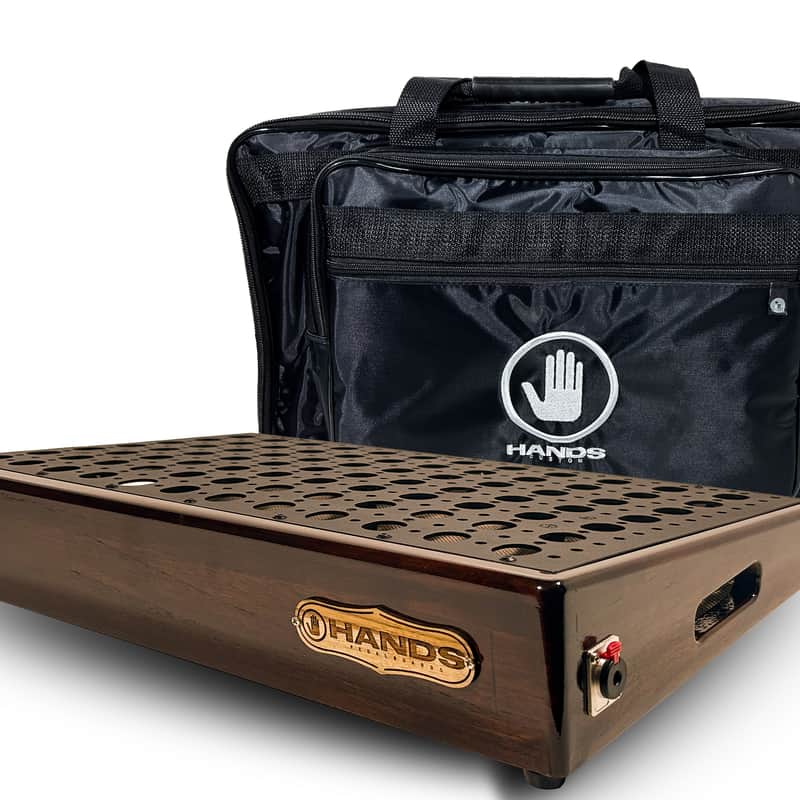 Hands Custom Pedalboard Supreme  Imbuia "16 X 28" with Softcase Luxury