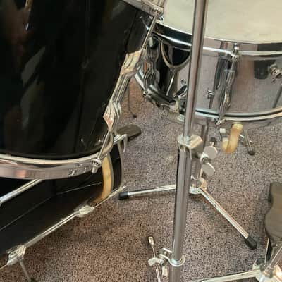 Premier 202 4 Piece Drumset 1960 - Piano Black - Mint! image 3