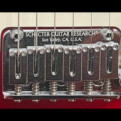 Schecter Custom Shop USA Traditional "S" - Candy Red image 7
