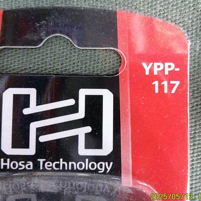 Hosa YPP117 YPP-117 1/4" TRS to Dual 1/4" TS Female - 6" 2010s - Standard image 3