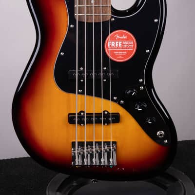 Squier Affinity Series Jazz Bass V - 3-color Sunburst with Laurel Fingerboard image 1