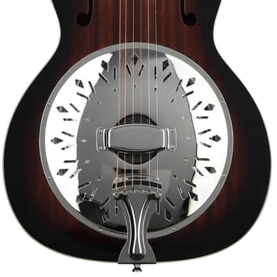 Recording King Rattlesnake Small-body Resonator Guitar - Gloss Sunburst image 1