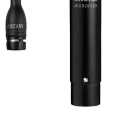 Shure M202B/C Microflex Overhead Mic Cardioid Inline Preamp Black image 2