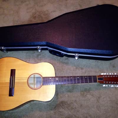 Vintage 1960's Goya Ts4 12 string acoustic guitar made in Sweden image 1