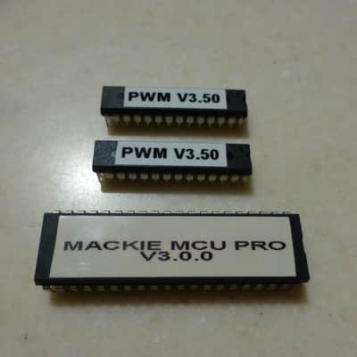 Mackie control universal pro emagic logic control XT upgraded MCU Pro v3.0.0 chip  & PWM Chips V3.50 image 1