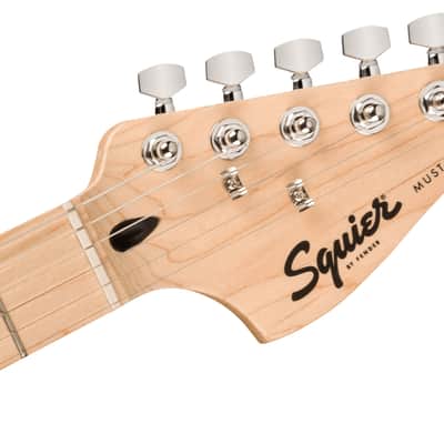 Fender Squier Sonic Mustang Electric Guitar, Flash Pink Finish, Maple Fretboard image 5