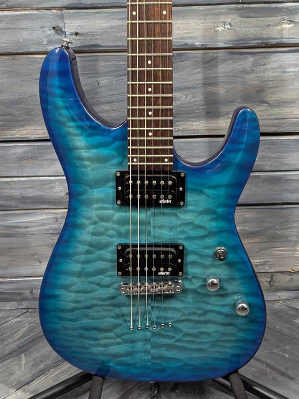 Used Schecter C-6 Plus Electric Guitar with Gig Bag image 1