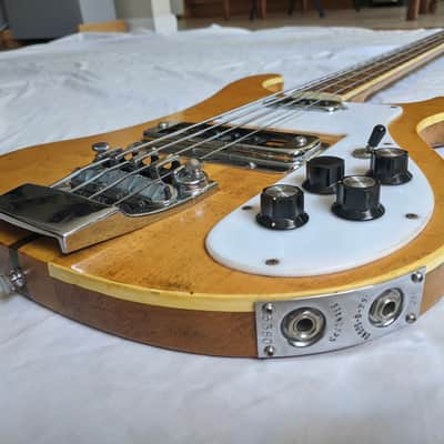 1973 Rickenbacker 4001 Bass Mapleglo w/OHSC- Great Setup image 8
