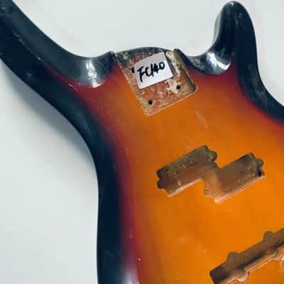 Sunburst Bass Guitar Basswood Body image 11