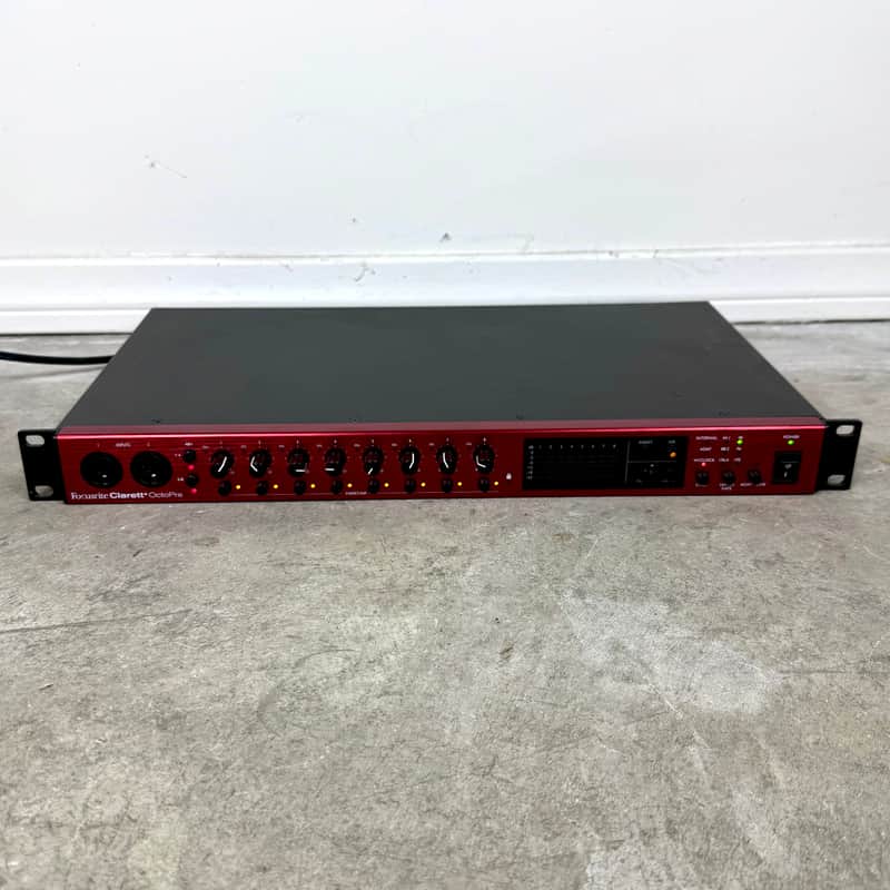 Focusrite Clarett+ OctoPre 8-Channel Microphone Preamp with ADAT I/O 2022 - Present - Red image 1