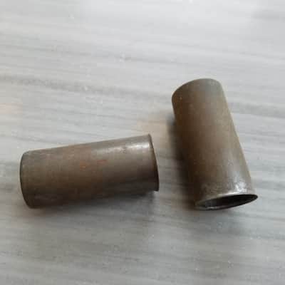 Unknown Pair (2) Tube Shields 6AU6 7-pin Snap-on S20-01 Vintage Vacuum 1950s-1960s image 1