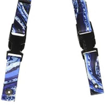 DiMarzio Cliplock Steve Vai Guitar Strap Blue Universe DD2240 image 2