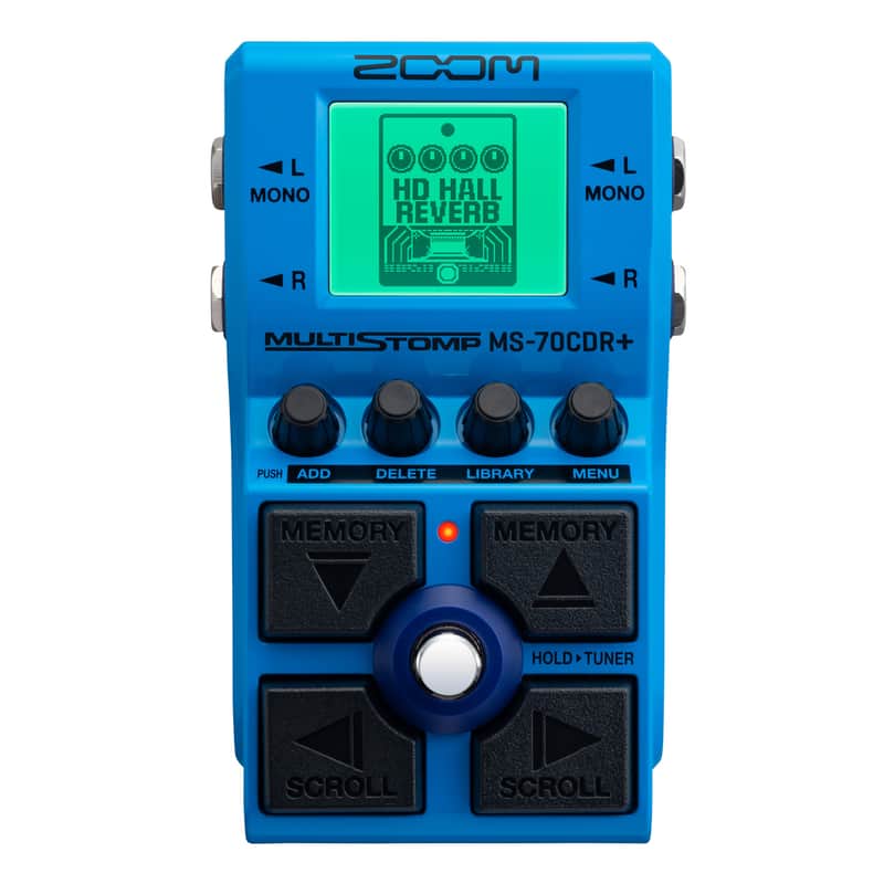 Zoom MS-70CDR+ MultiStomp Stereo Multi-Effects Pedal with 149 Effects image 1