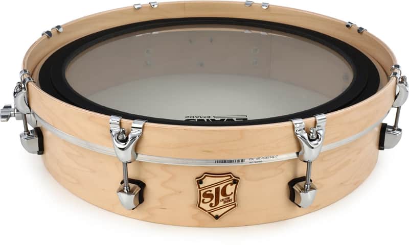 SJC Custom Drums Tour Series UFO Drum - 4 x 20-inch - Natural image 1