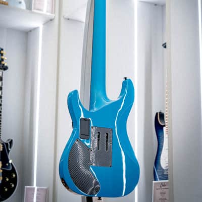 Schecter Keith Merrow Signature KM-7 FR S Sustainiac 2015 - 2016 - Lambo Blue image 9