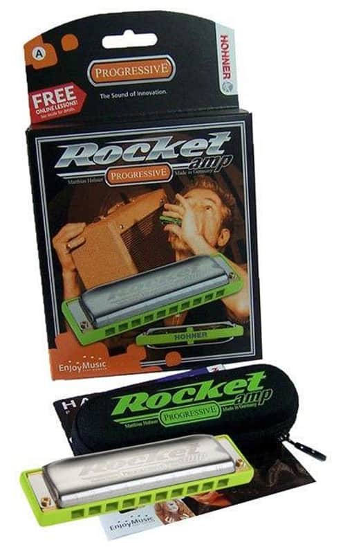Hohner ROCKET AMP HARP Harmonica Model M2015bx-Bb Harmonica in the Key of Bb image 1