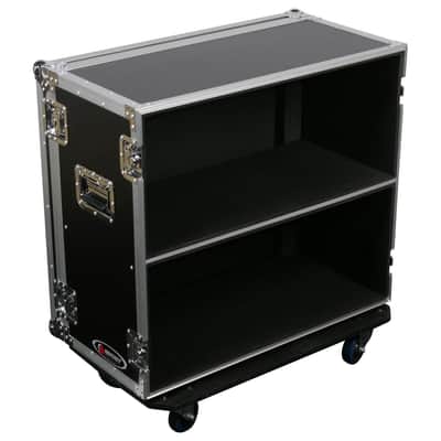 Odyssey FZGAMPHEAD2X2W Dual Guitar Amp Head Flight Case image 2