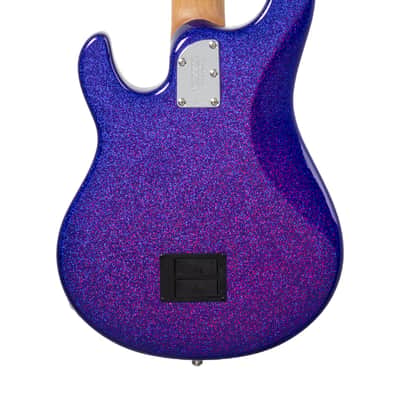 Ernie Ball Music Man StingRay Special 5 Violet Sparkle Burst RW w/case image 3