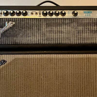 Fender Bassman 135 2-Channel 135-Watt Guitar Amp Head 1977 - 1980 - Silverface image 2