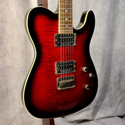 2021 Fender Special Edition Custom Telecaster FMT HH, Black Cherry Burst image 4