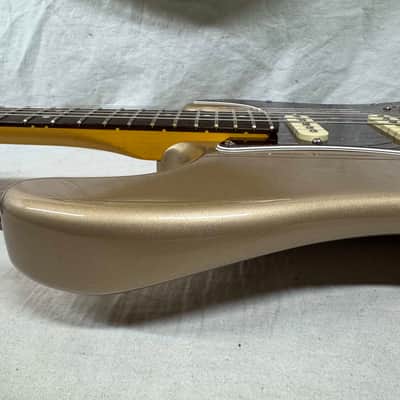 Parts Warmoth Alder body + 2022 Fender American Professional II neck Stratocaster Guitar with Case - Fire Mist Gold image 22
