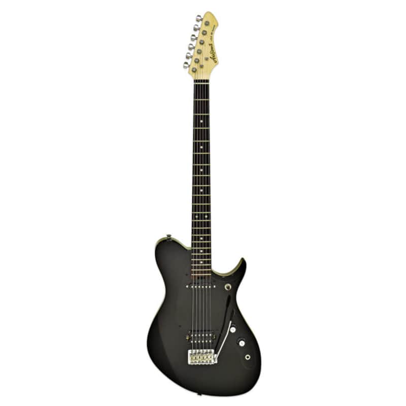 Aria JET-BTONE-BK J Series Poplar Body Bolt-On Maple Neck Rosewood Fingerboard 6-Strig Baritone Electric Guitar image 1