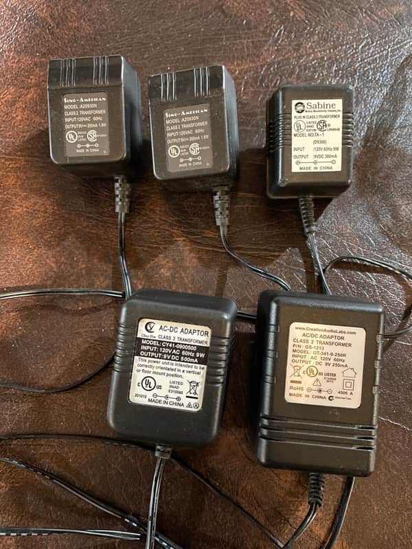 Effects Pedal Power Adapter Supply Effects Pedal Power Adapter Supply image 1