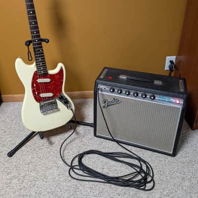 Fender Mustang 1967 (Birdseye Maple) & 1968-1969 Princeton Reverb Amp Package image 1