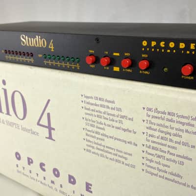Opcode Studio 4 MIDI & SMPTE Interface (1992) image 2