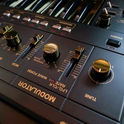 Roland SH-101  black & gold custom by ghostinmpc image 5
