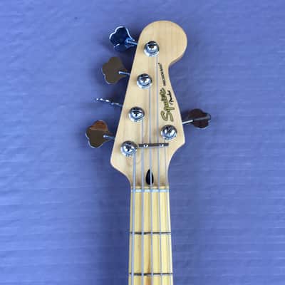Squier Vintage Modified Precision Bass V 5 String In Candy Apple Red image 8