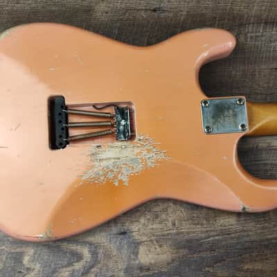 MyDream Stratocaster Custom Built - Relic Shell Pink Hepcat '69 image 3