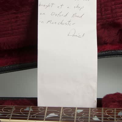 Arbiter Custom Model E-270 Solid Body Electric Guitar, c. 1975, black tolex hard shell case. image 13