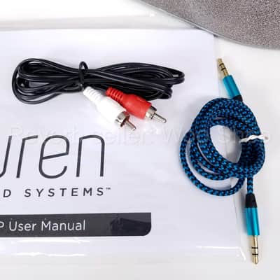 Wren V5AP Powered Wireless WiFi Speaker System w/ Apple AirPlay (Bamboo), Cables image 2