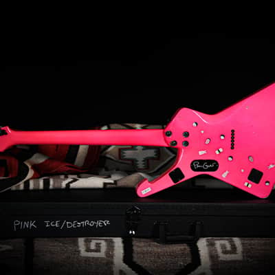 1987 Paul Gilbert Ibanez Ice-Stroyer "Pink" image 2