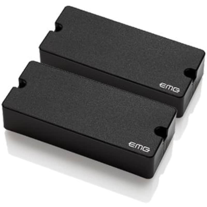 EMG DE David Ellefson Signature 5-String Soapbar Bass Guitar Pickup Set, Black image 1