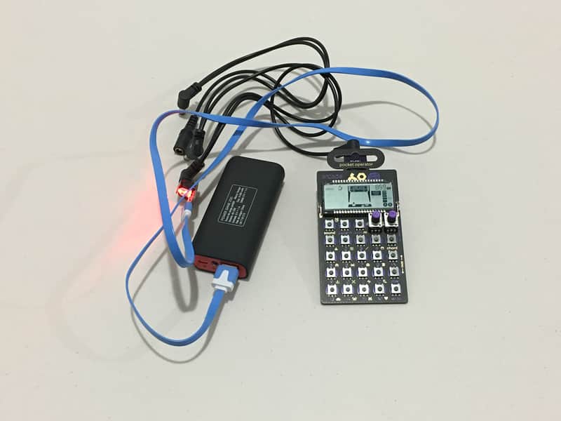 JNFX/Think Make Repeat Pocket Operator power supply kit(for 7 POs) (PO-PWS) 2017 Black & Purple image 1