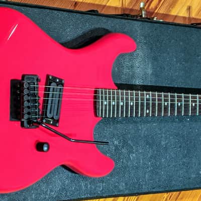 Kramer Vintage 80's HOT PINK Striker 100ST Guitar RARE, Floyd | Reverb