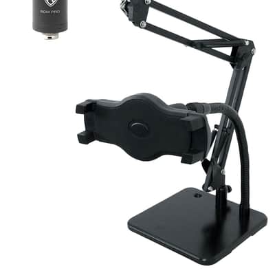 Rockville RCM PRO Recording Condenser Microphone+Dual Desktop Mic Stand image 1