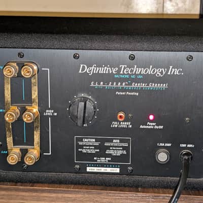 Definitive Technology CLR-2500 Center Speaker w/ Built-In Powered Sub image 15