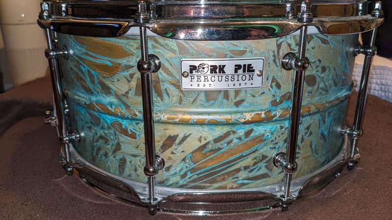 Pork Pie Patina Brass