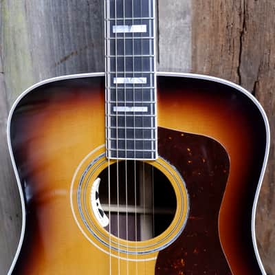 Guild USA D-55E Dreadnought - Antique Burst w/ Humidified Hard Case NAMM Display Guitar image 7