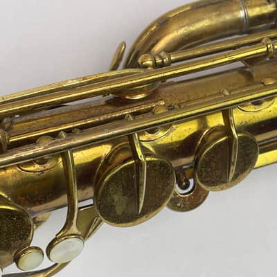 Buescher Vintage True Tone Baritone Saxophone 1927-1928 S/N 224362 MII All Original image 13