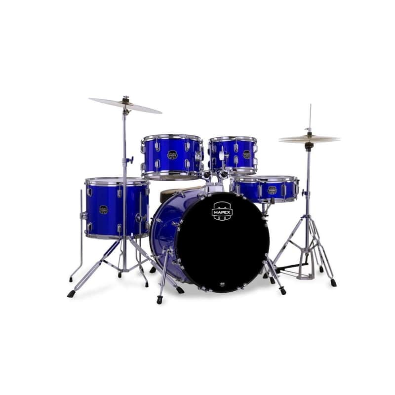 Comet 5-Piece Drum Set 20" Bass Drum, Indigo Blue image 1