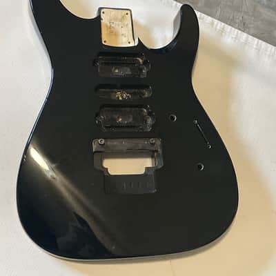 2000's Japan Jackson DK3 Dinky Black HSH Guitar Body Floyd Ready image 3