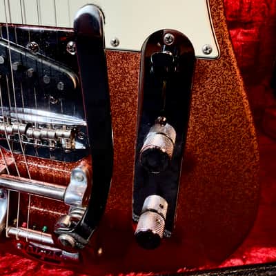 ⚡︎1995 FENDER AMERICAN TELECASTER ⚡︎ BIGSBY ⚡︎ CHAMPAGNE SPARKLE image 15
