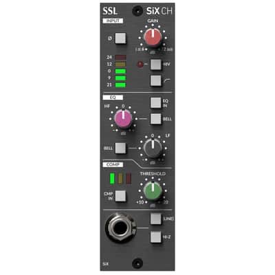 SSL SiX MINI CHANNEL STRIP Module for 500 Lunchbox Series racks image 2